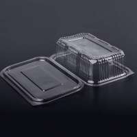 hot sell 750 ml  black disposable oven  microwave safe snacks meal prep food containers  lunch box